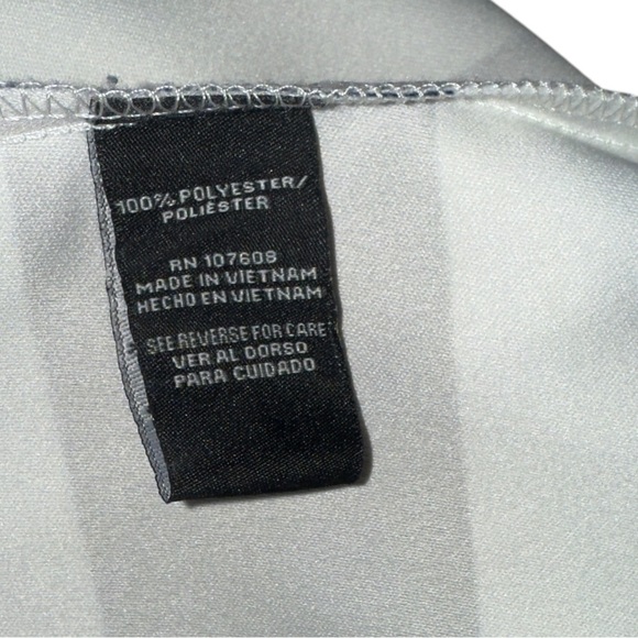 Madison Leigh Navy Blue Striped Preppy Nautical Yacht Lace Shift Dress - Picture 5 of 10